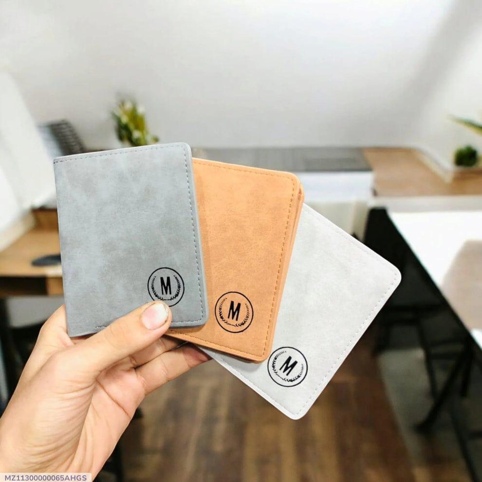 Stylish Men's Leather Bi-Fold Wallet - 1 Pc, Pocket Friendly & Slim